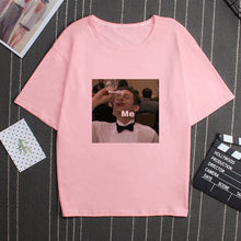 Load image into Gallery viewer, My Depression My Brain My Anxiety Letter Print Pink T Shirt Spoof Personality Vogue New Harajuku Casual Loose Women Top Clothing
