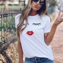 Load image into Gallery viewer, 2019 New Harajuku Love Printed Women T-shirts Casual Tee Tops Summer Short Sleeve Female T shirt for Women Clothing